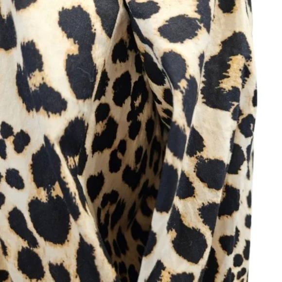 Anthropologie Exquise Tobie Animal Print Maxi Dress Pockets - Picture 7 of 15